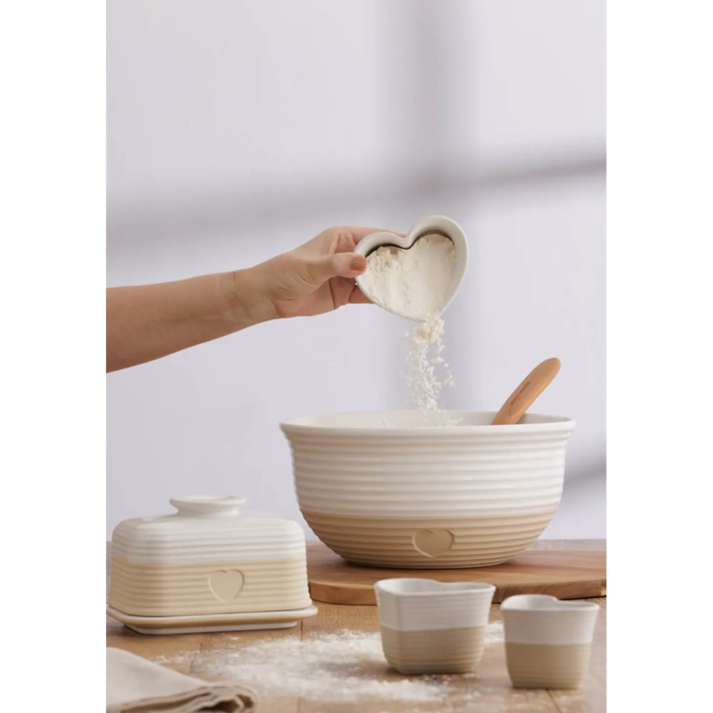 Mason Cash Stoneware Rustic Charm Butter Dish