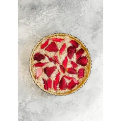 Masterclass Loose Base Round Fluted Quiche Tin - 23cm