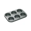 Masterclass Non-Stick Deep Baking Pan - 6 Hole