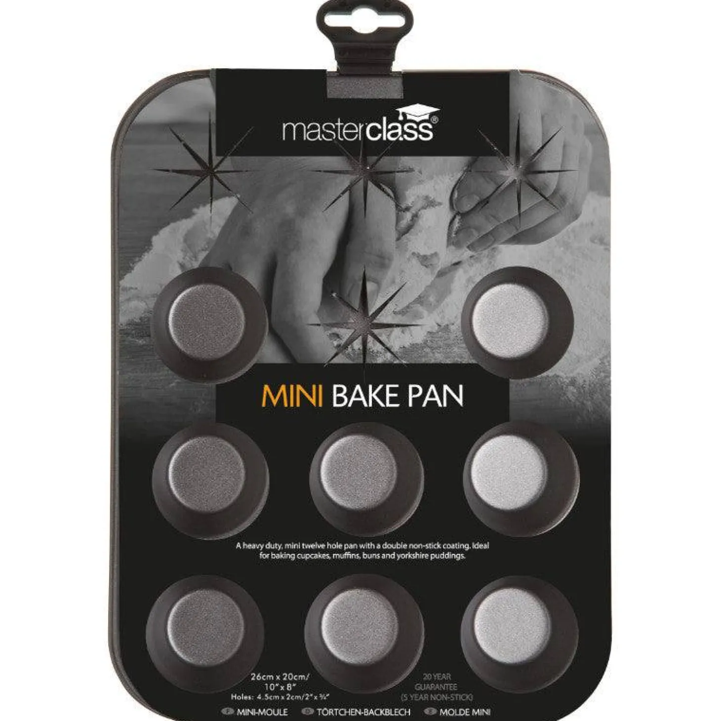 Masterclass Non-Stick Mini Pan - 12 Hole