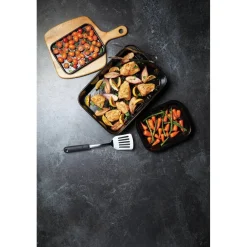 MasterClass Professional Vitreous Enamel Baking Tray - 23cm