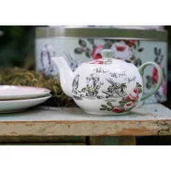 Mikasa V&A Alice In Wonderland Bone China Mini Teapot
