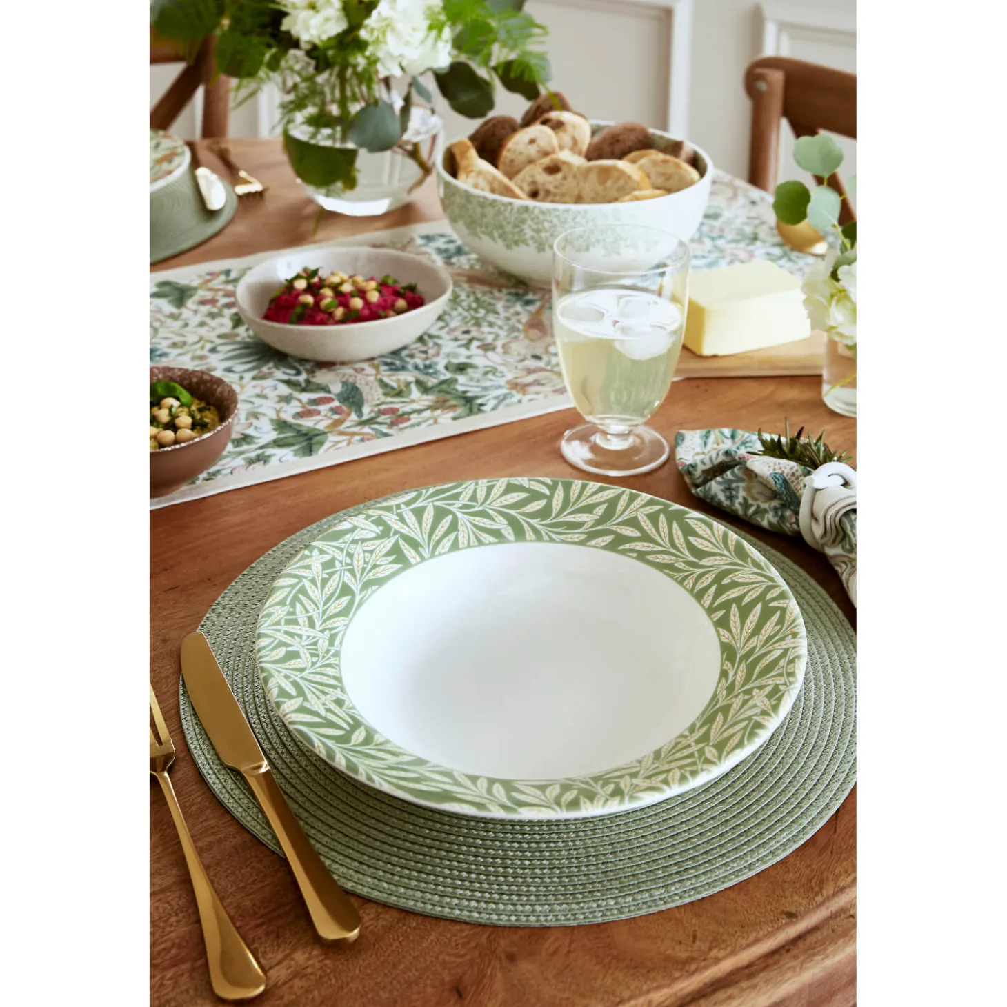 Morris & Co 26.5cm Earthenware Pasta Bowl - Assorted