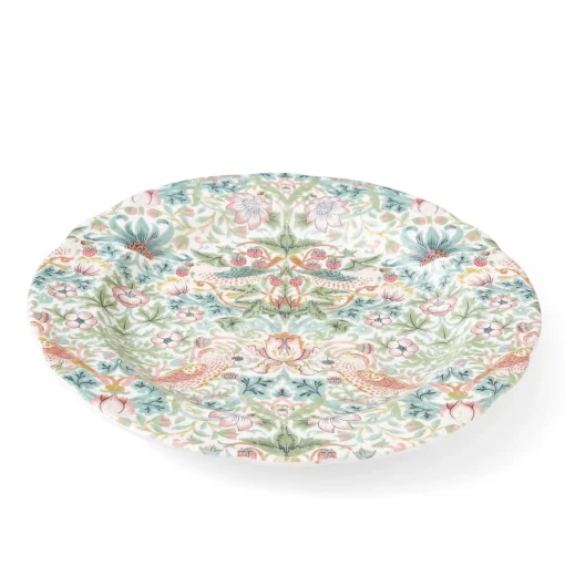 Morris & Co Earthenware Serving Platter - Strawberry Thief