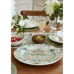 Morris & Co Earthenware Serving Platter - Strawberry Thief