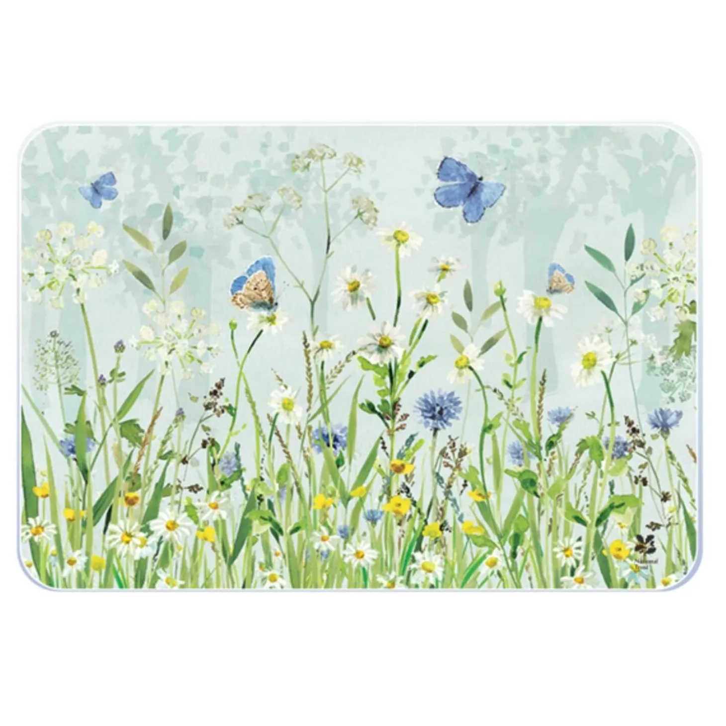 National Trust Medium Glass Workstop Saver - Butterflies