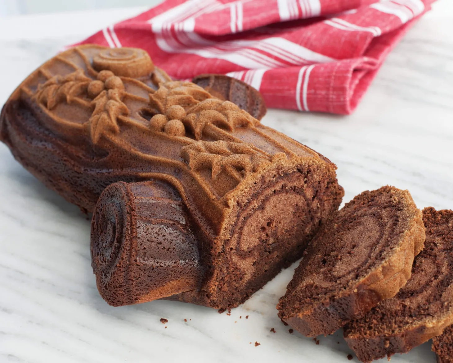 Nordic Ware Bûche De Noël Yule Log Aluminium Pan