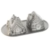 Nordic Ware Gingerbread House Duet Aluminium Pan