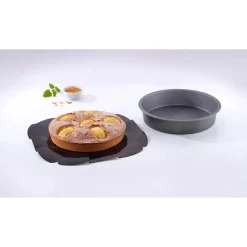 NoStik Reusable 20cm Round Cake Tin Liner - Black