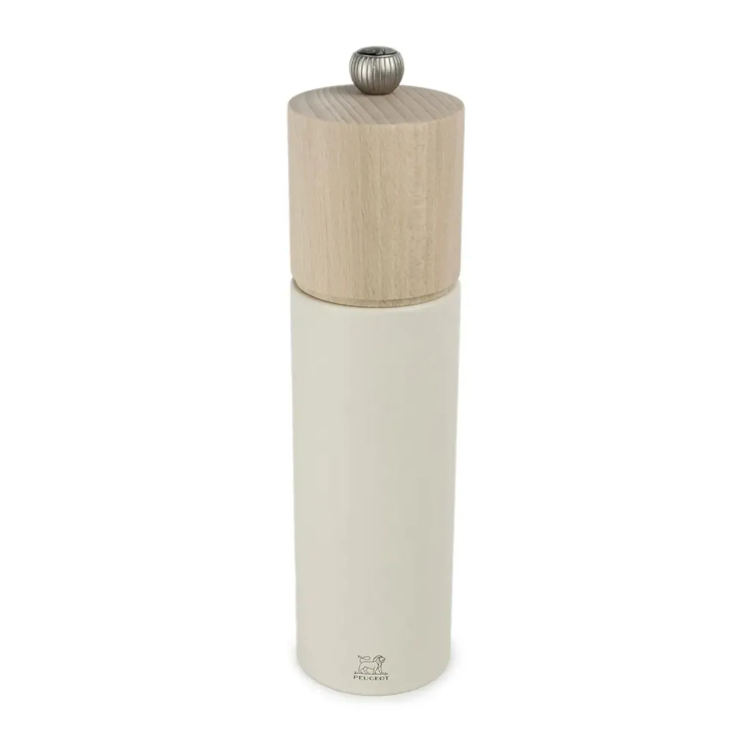 Peugeot Boreal 21cm Beech Salt Mill - Feather White
