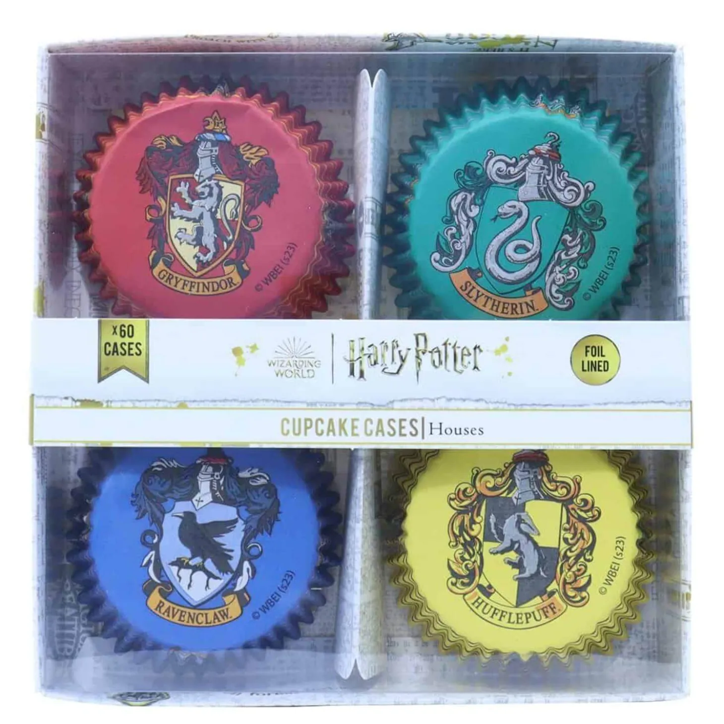 PME Pack of 60 Foil Lined Cup Cake Cases - Harry Potter