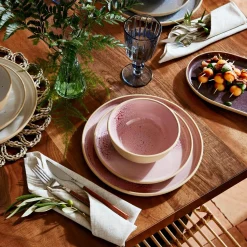 Portmeirion Minerals Stoneware 26.6cm Dinner Plate - Rose Quartz