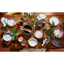 Portmeirion Minerals Stoneware 21.7cm Side Plate - Rose Quartz