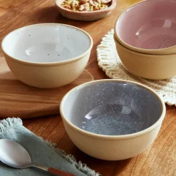 Portmeirion Minerals Stoneware 15.2cm Medium Bowl - Aquamarine