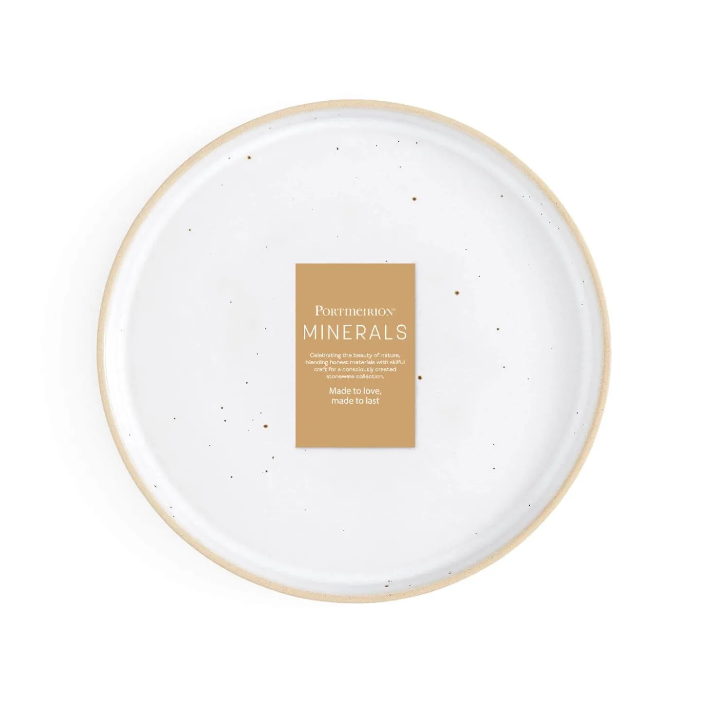 Portmeirion Minerals Stoneware 26.6cm Dinner Plate - Moonstone