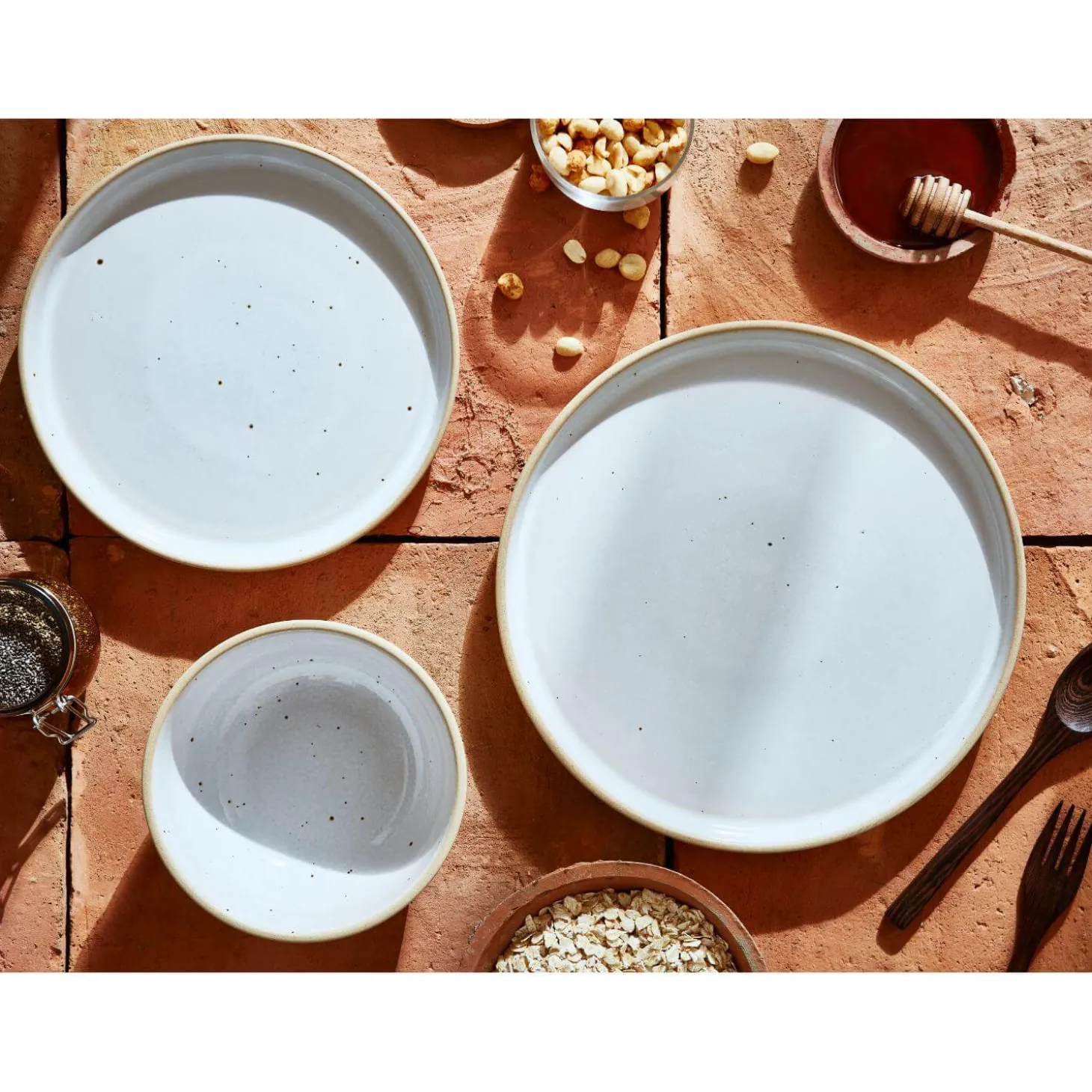 Portmeirion Minerals Stoneware 26.6cm Dinner Plate - Moonstone