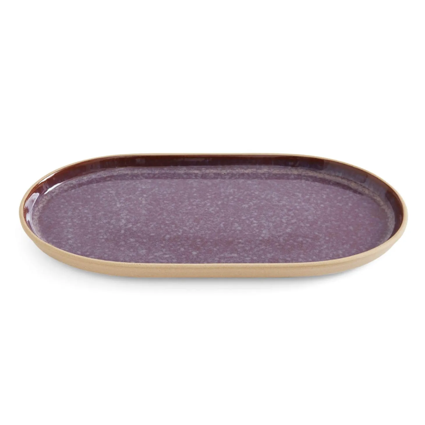 Portmeirion Minerals Stoneware 30.4cm Medium Oval Platter - Amethyst