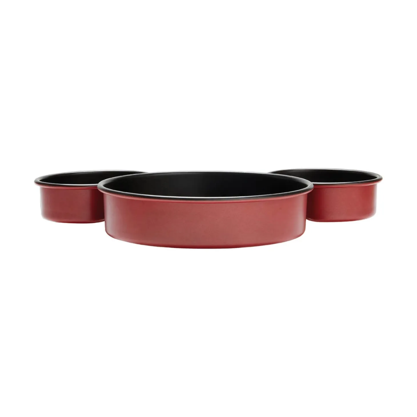 Prestige Disney 'Bake With Mickey' Non-Stick Mickey Head Cake Tins - 3 Piece