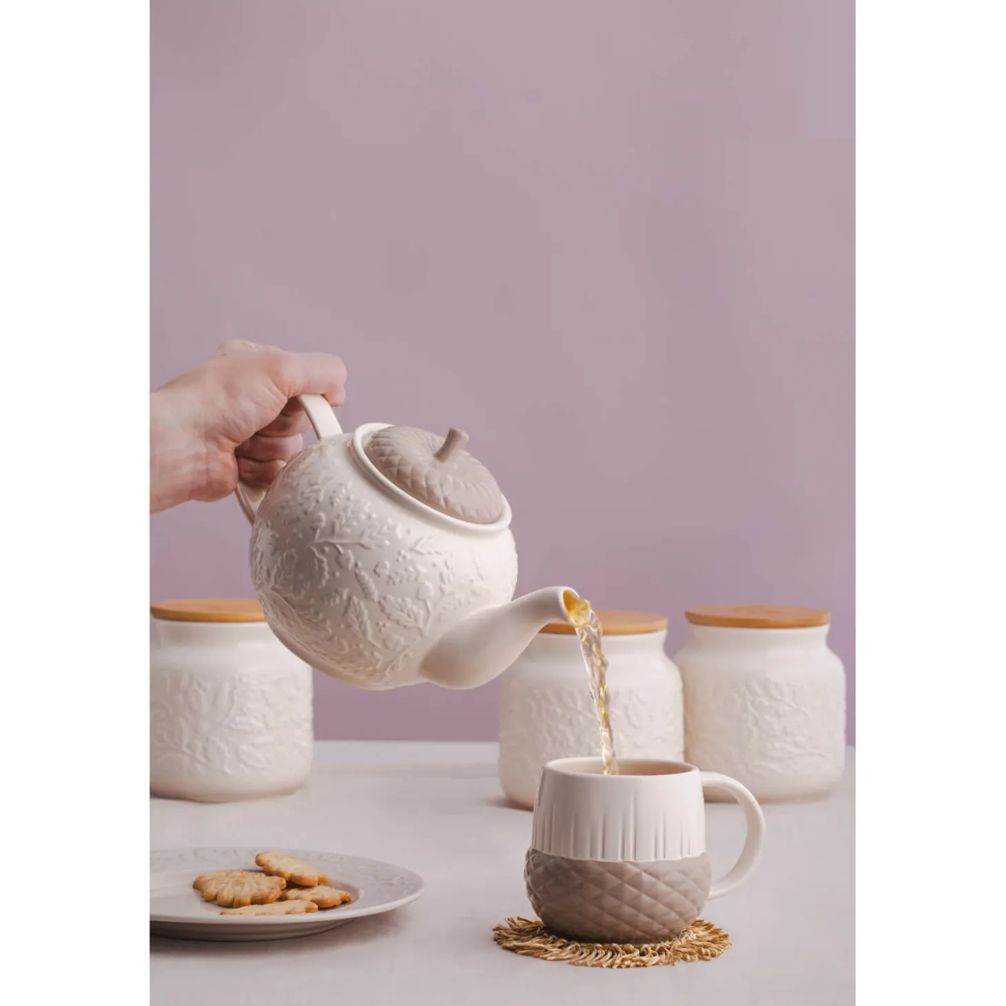 Price & Kensington Acorn Tea Storage Jar