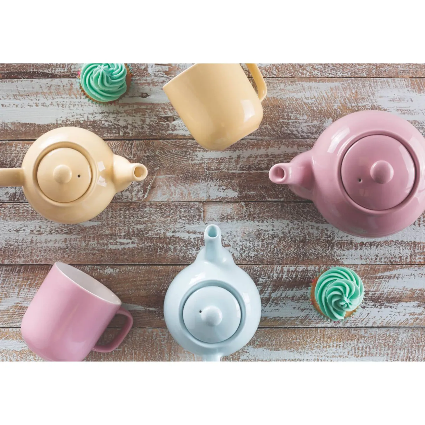 Price & Kensington Stoneware 6 Cup Teapot - Mint Green