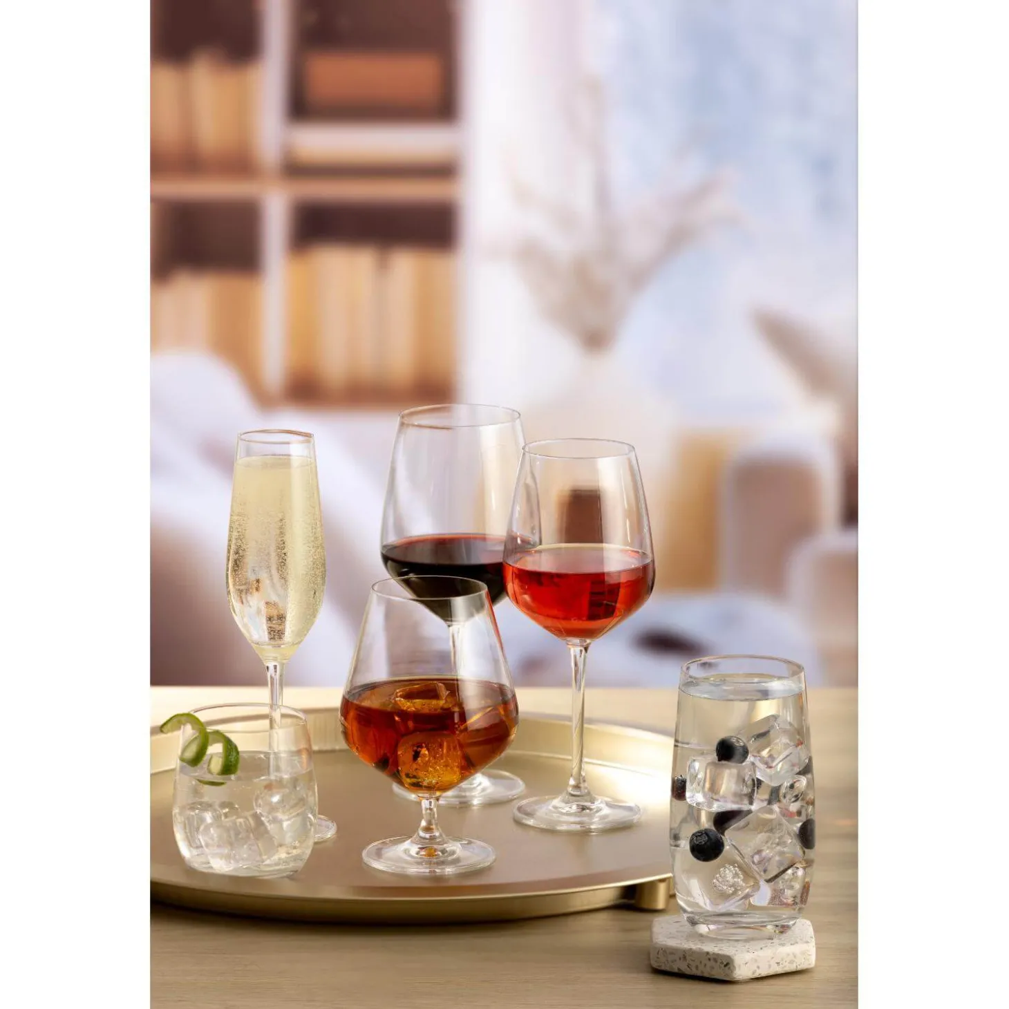 Ravenhead Kings Set of 4 36cl Crystal Mixer Glasses