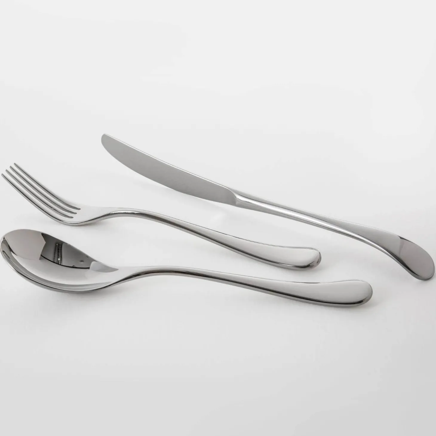 Robert Welch Ashbury Bright Stainless Steel Cutlery Set - 24 Piece