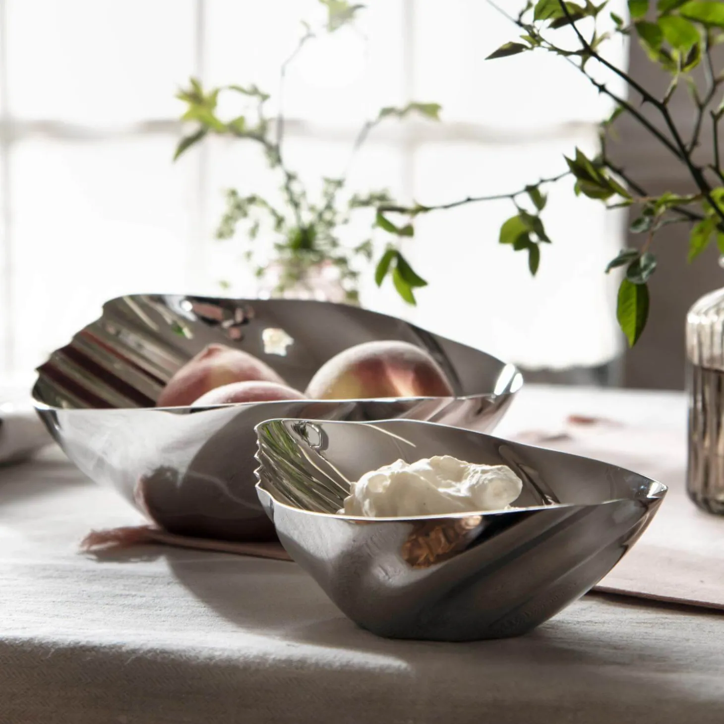 Robert Welch Cascade 18|10 Mirror Polished Stainless Steel Dish - Small