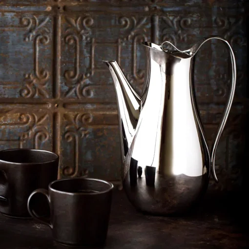 Robert Welch Drift 18|10 Mirror Polished Stainless Steel 2 Litre Coffee Pot