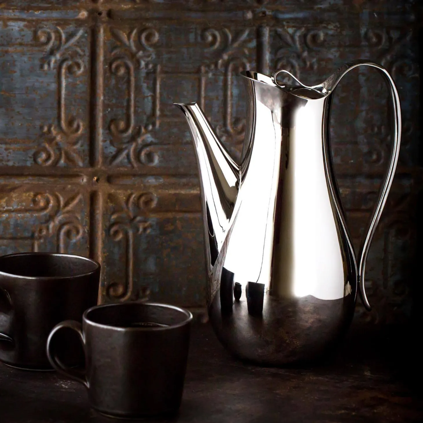Robert Welch Drift 18|10 Mirror Polished Stainless Steel 2 Litre Coffee Pot