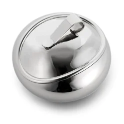 Robert Welch Drift 18|10 Mirror Polished Stainless Steel 150ml Sugar Pot with Lid