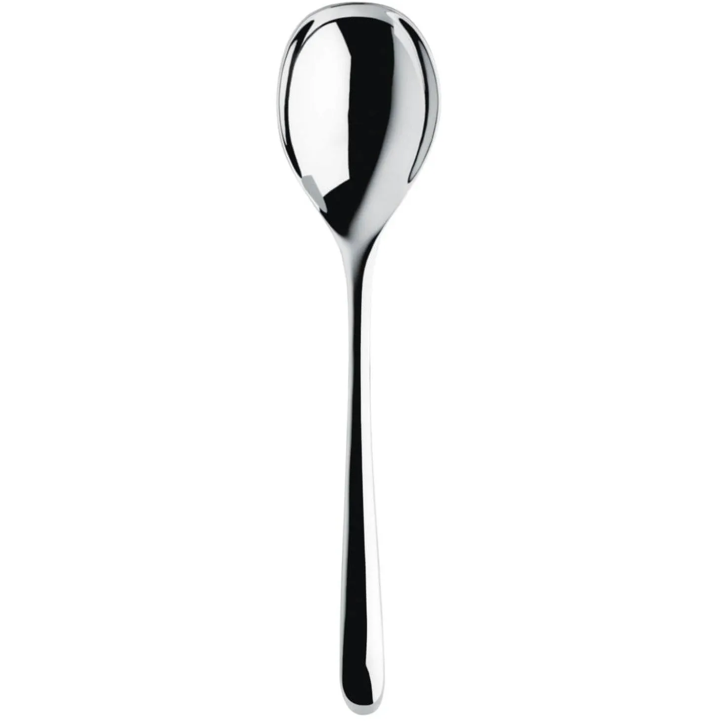Robert Welch Signature Deep Bowl Solid Serving Spoon - Polished