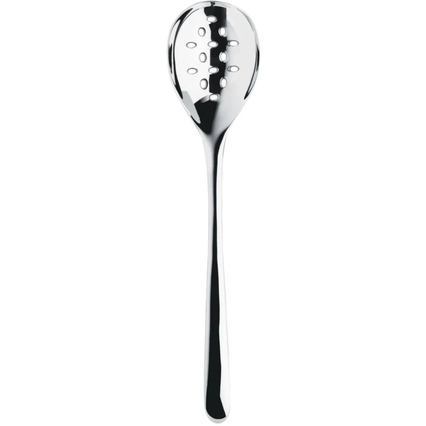 Robert Welch Signature Deep Bowl Slotted Serving Spoon - Polished