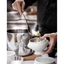 Robert Welch Signature Deep Bowl Slotted Serving Spoon - Polished