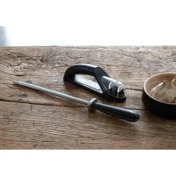 Robert Welch Signature Prism 7-Piece Knife Block & Handheld Sharpener Set