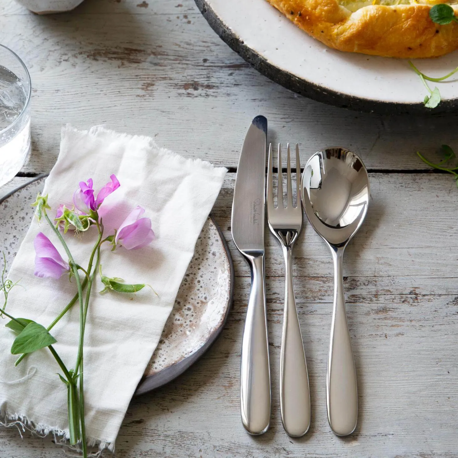 Robert Welch Stanton Bright Stainless Steel Dessert Spoon