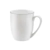 Royal Worcester Serendipity Platinum White Barrel Mug - 350ml