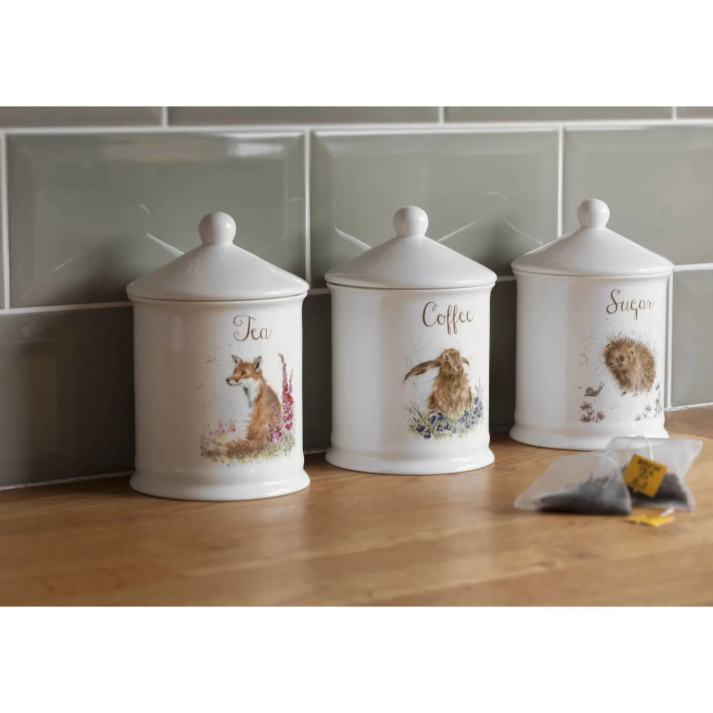 Royal Worcester Wrendale Coffee Canister - Hare