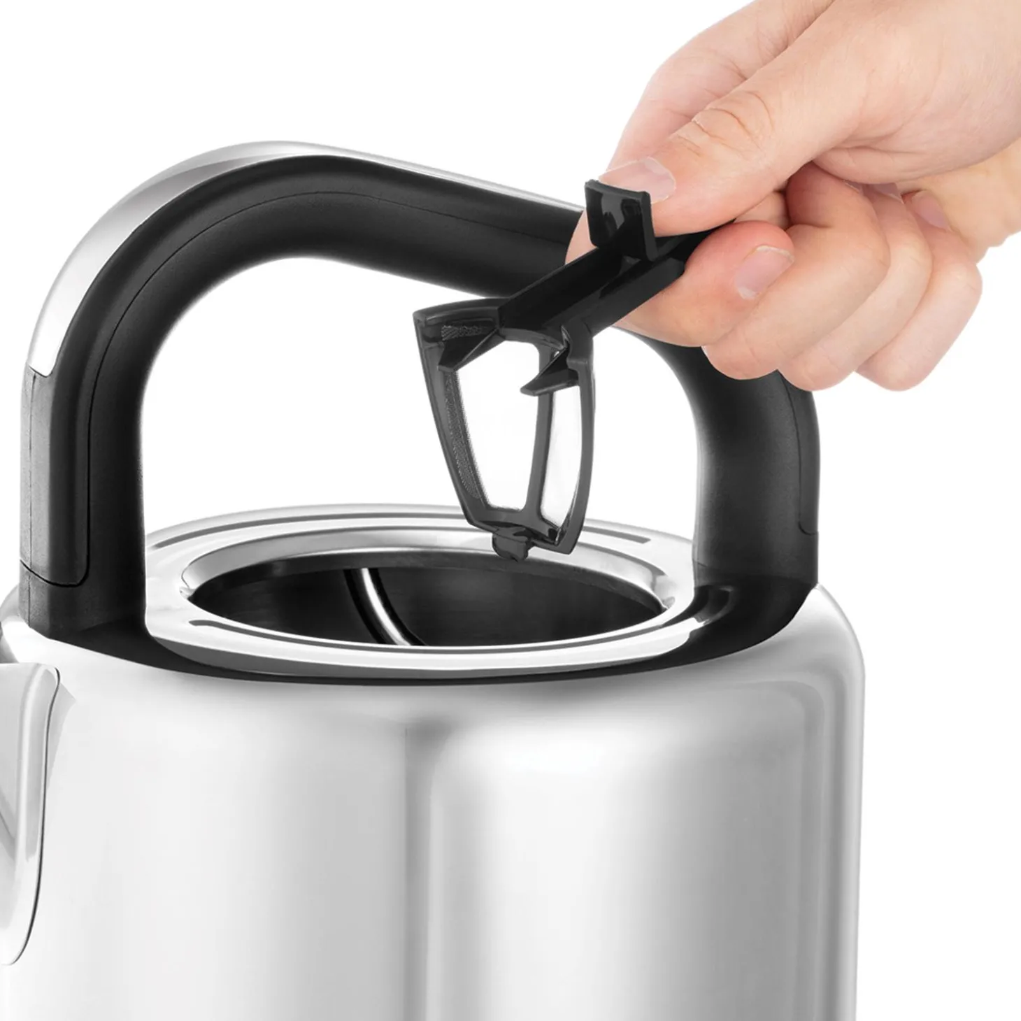 Russell Hobbs Distinctions 1.5 Litre Stainless Steel Kettle - Black