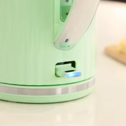 Russell Hobbs Eden 1.7 Litre Kettle & 2-Slice Toaster Set - Pistachio Green