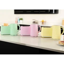 Russell Hobbs Eden 1.7 Litre Kettle & 2-Slice Toaster Set - Pistachio Green
