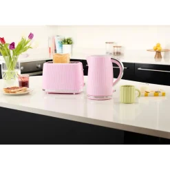 Russell Hobbs Eden 1.7 Litre Kettle & 2-Slice Toaster Set - Raspberry Pink