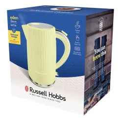 Russell Hobbs Eden 1.7 Litre Kettle & 2-Slice Toaster Set - Lemon