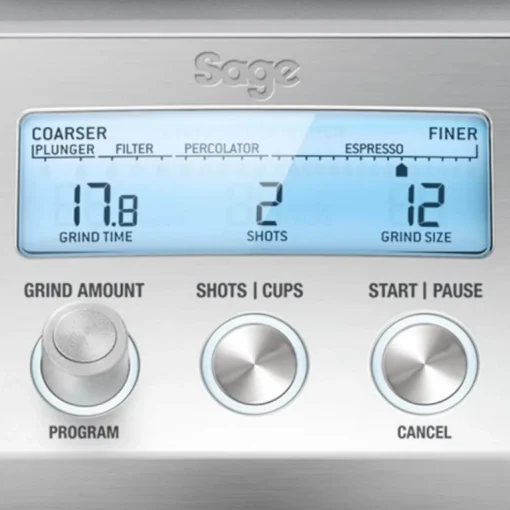 Sage Appliances BCG820BSS Smart Grinder Pro Coffee Grinder - Stainless Steel