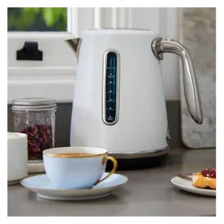 Sage Appliances Luxe Soft Top Kettle & Toast Select 2-Slice Toaster Set - Sea Salt