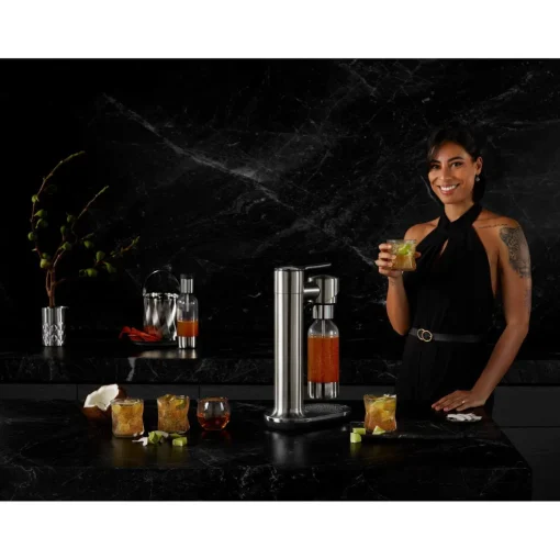 Sage Appliances SCA800BSS The InFizz Fusion Sparkling Carbonator - Brushed Stainless Steel