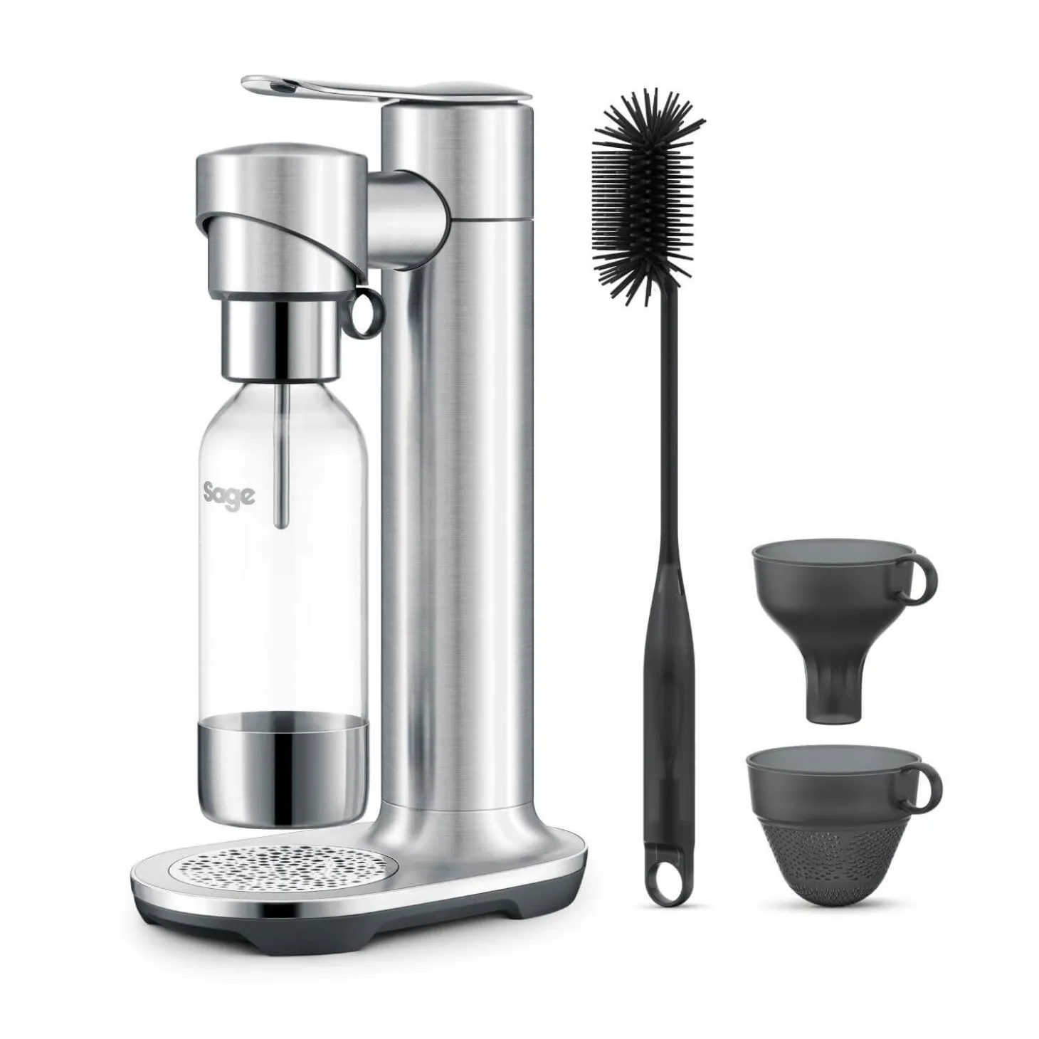Sage Appliances SCA800BSS The InFizz Fusion Sparkling Carbonator - Brushed Stainless Steel