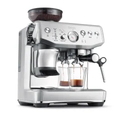 Sage Appliances SES876BSS Barista Express Impress Bean-to-Cup Espresso Coffee Machine - Silver