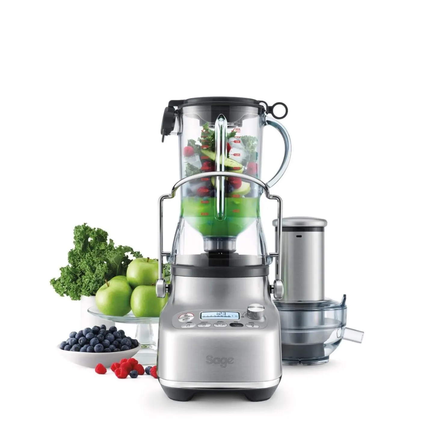 Sage Appliances SJB815BSS 3X Bluicer Pro Juicer & Blender - Stainless Steel
