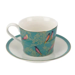 Sara Miller London Chelsea Tea Cup & Saucer - Green