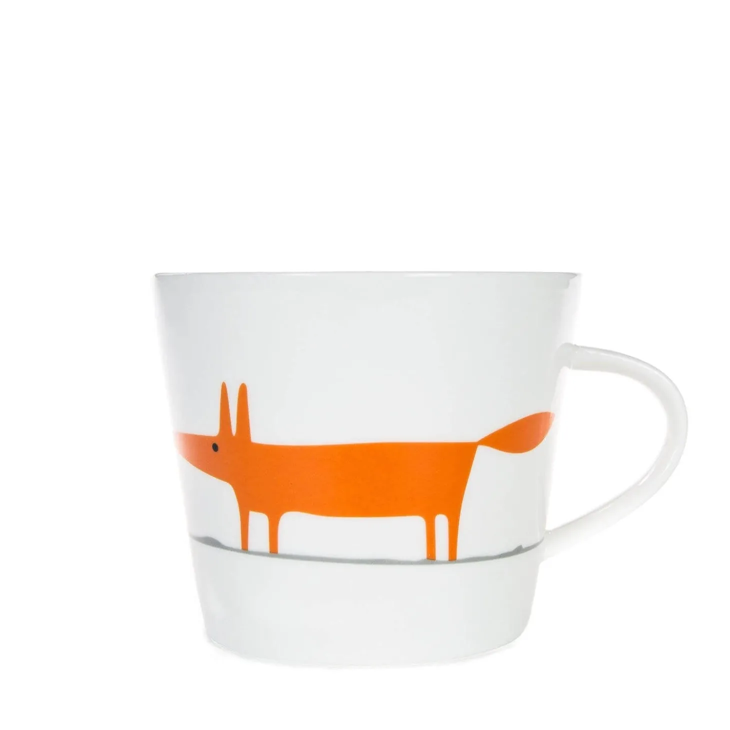 Scion Living Mr Fox 350ml Porcelain Mug - Ceramic & Orange